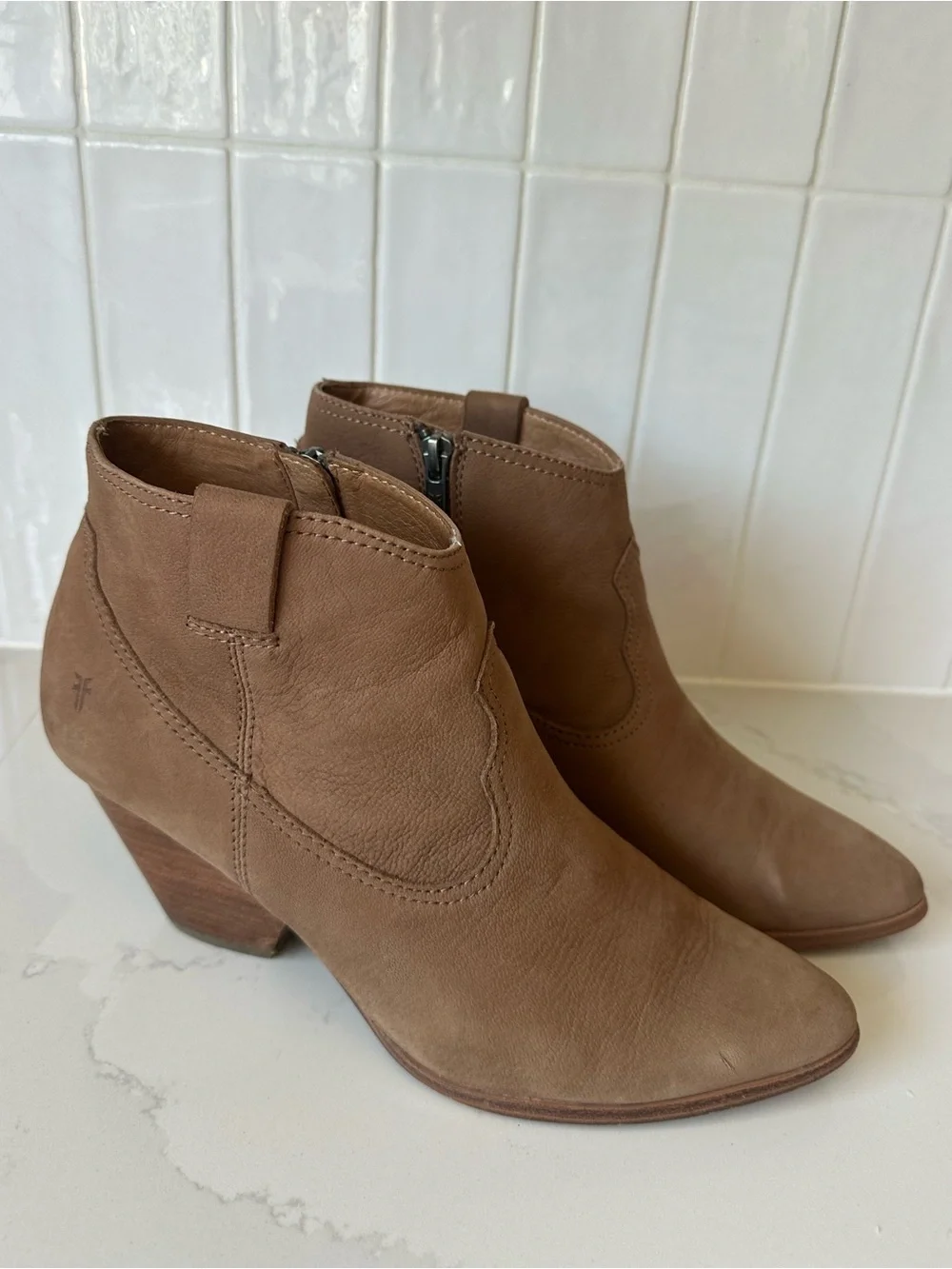 FRYE Reina Leather Booties